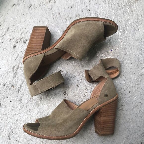 UGG AJA suede heels - Picture 1 of 8